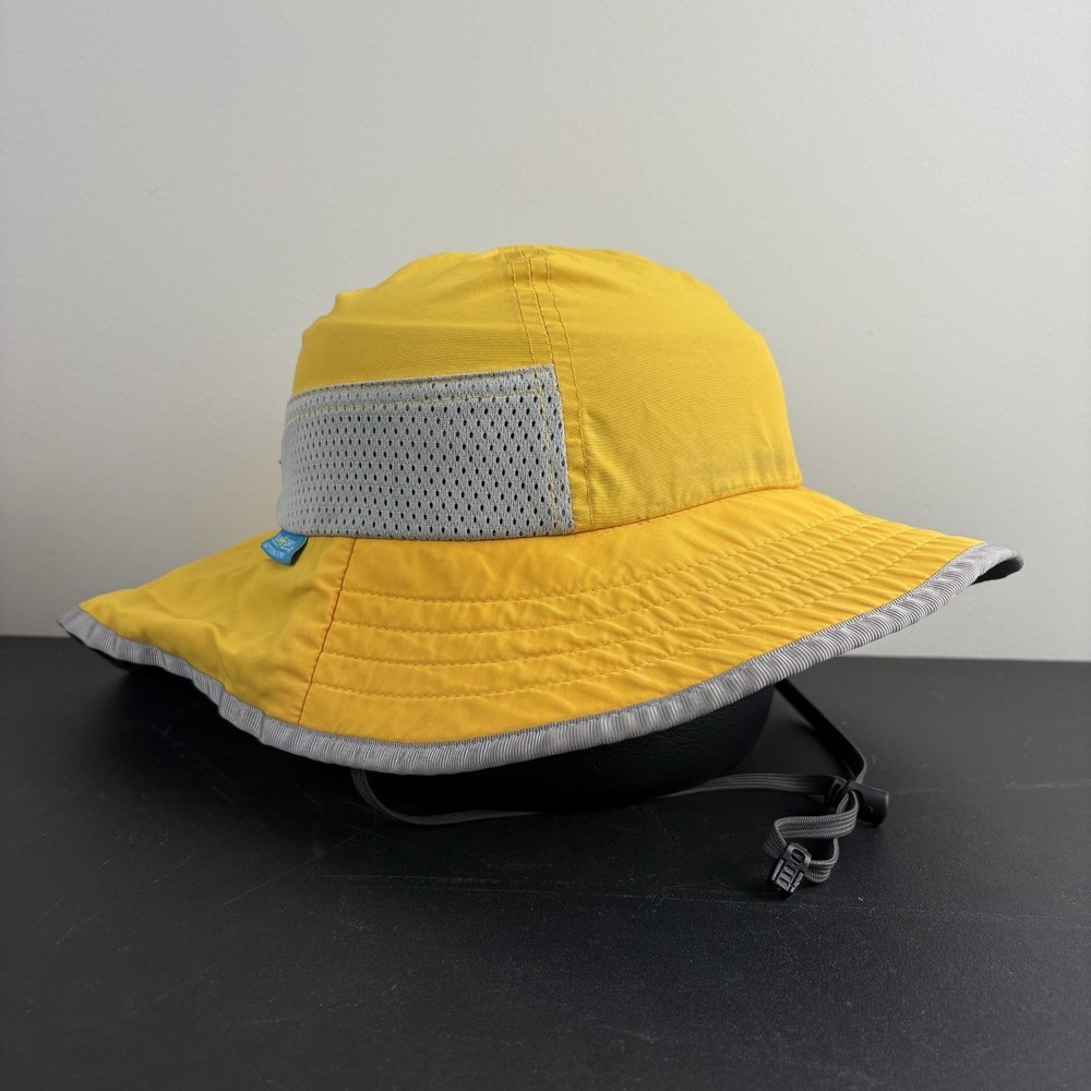 Sunday Afternoons Kids Play Sun Hat Yellow Medium Child 2-5 Yrs UPF 50 Neck Flap